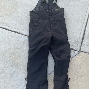 Walls Men's Insulated Flex Duck Bib (Black) XL